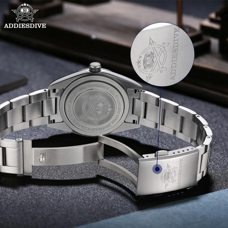 Addiesdive 36mm Sand Dial Quartz Watch AD2030 - Image 10
