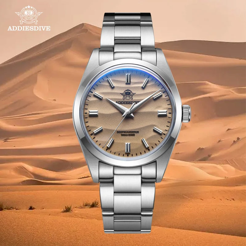 Addiesdive 36mm Sand Dial Quartz Watch AD2030 - Image 11