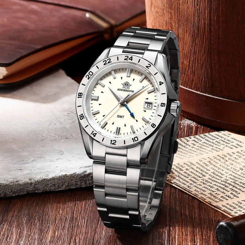 ADDIESDIVE 38mm GMT Quartz Watch AD2063 - Image 3