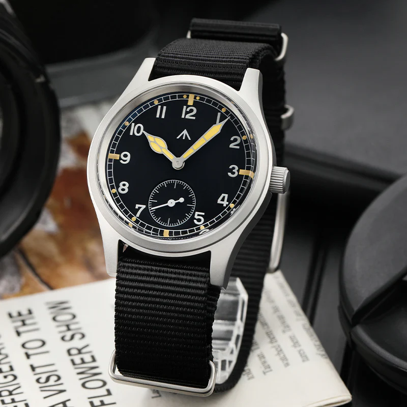 Militado 36mm D12 Quartz Field Watch - Cathedral Hands - Image 13