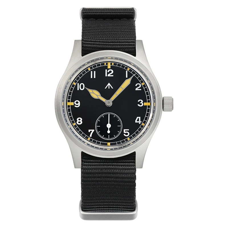 Militado 36mm D12 Quartz Field Watch - Cathedral Hands - Image 3