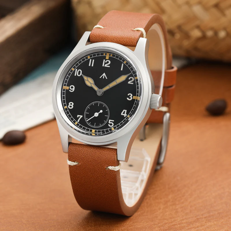Militado 36mm D12 Quartz Field Watch - Cathedral Hands - Image 4