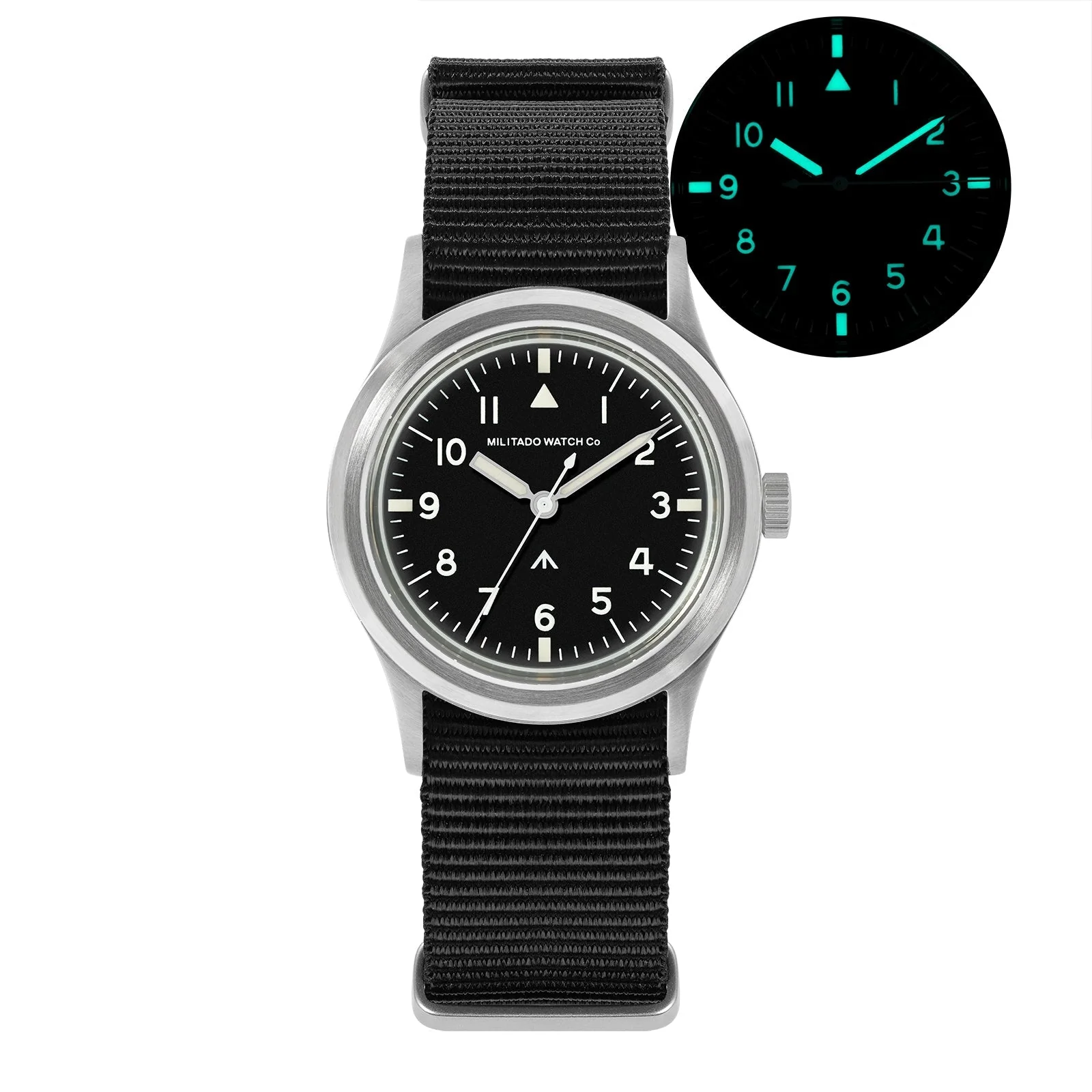 Militado 36mm Retro Military Watch VH31/VH65 Sweeping Hand ML14 V2 - Image 10