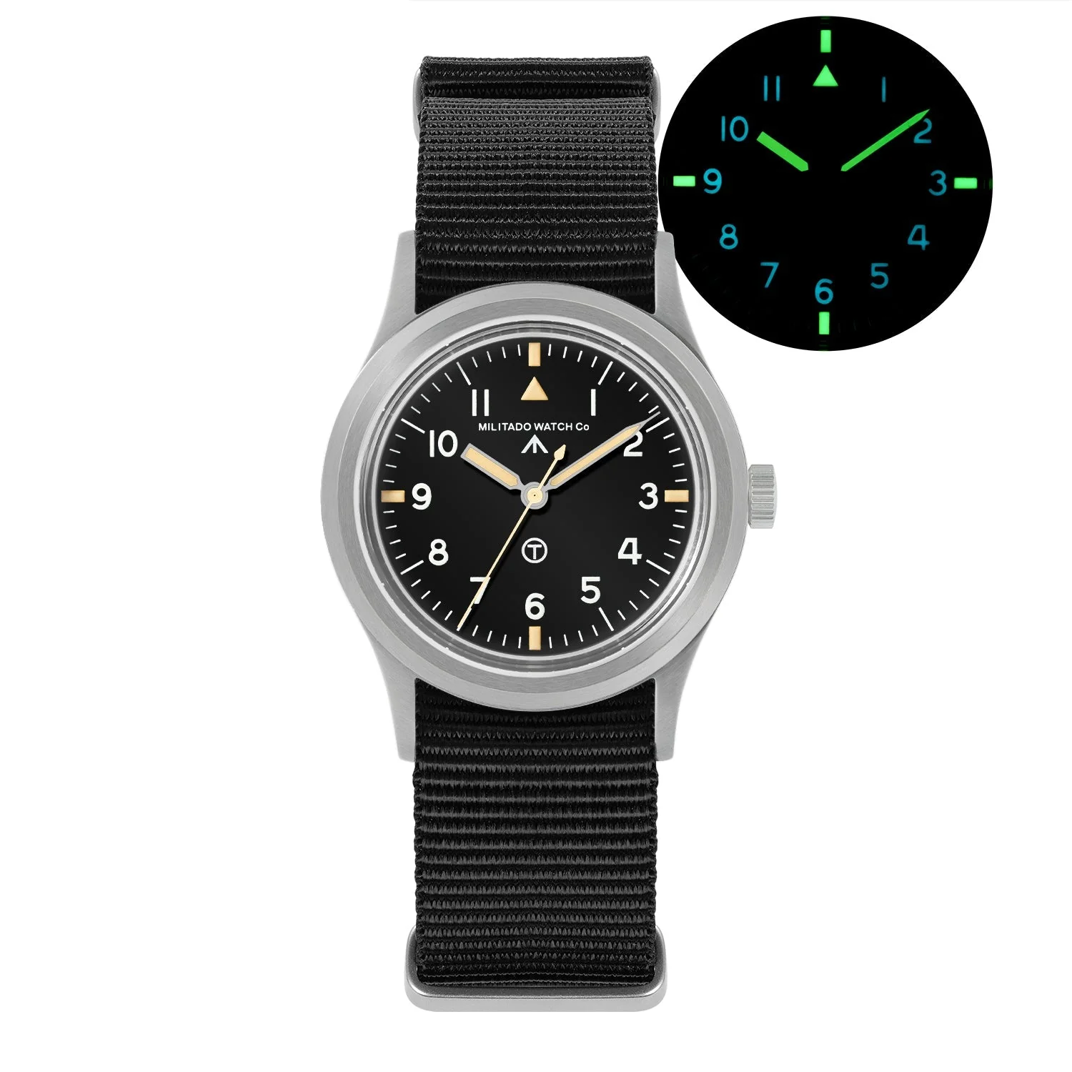 Militado 36mm Retro Military Watch VH31/VH65 Sweeping Hand ML14 V2 - Image 100