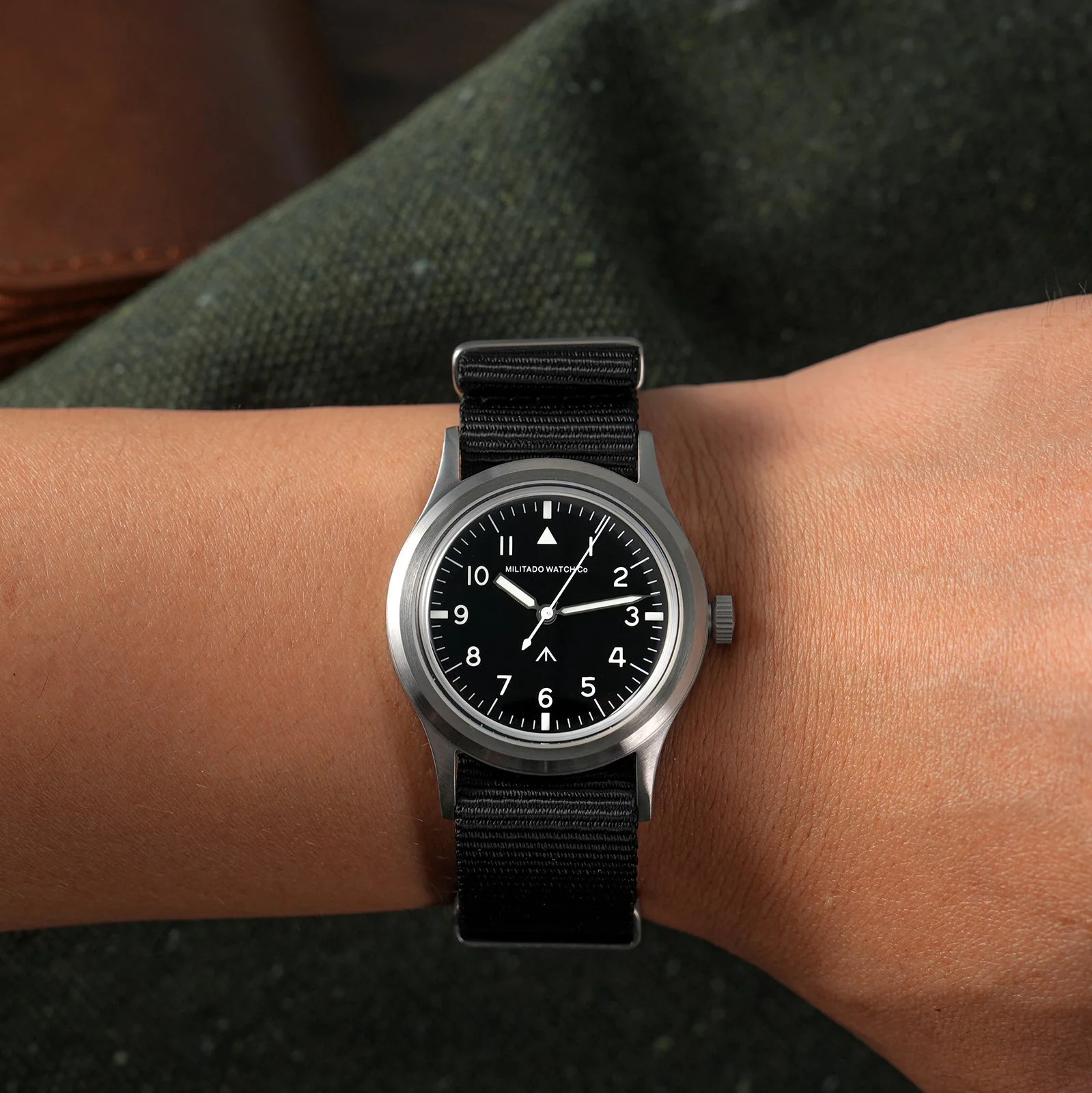 Militado 36mm Retro Military Watch VH31/VH65 Sweeping Hand ML14 V2 - Image 17