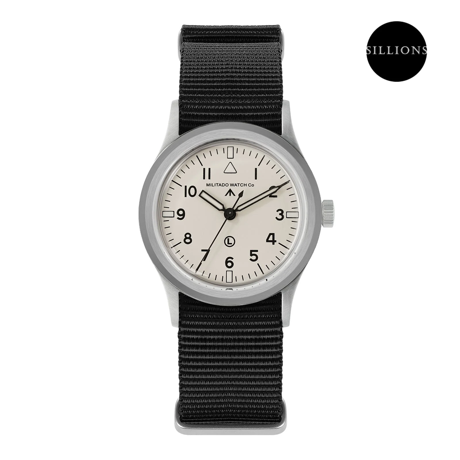 Militado 36mm Retro Military Watch VH31/VH65 Sweeping Hand ML14 V2 - Image 3