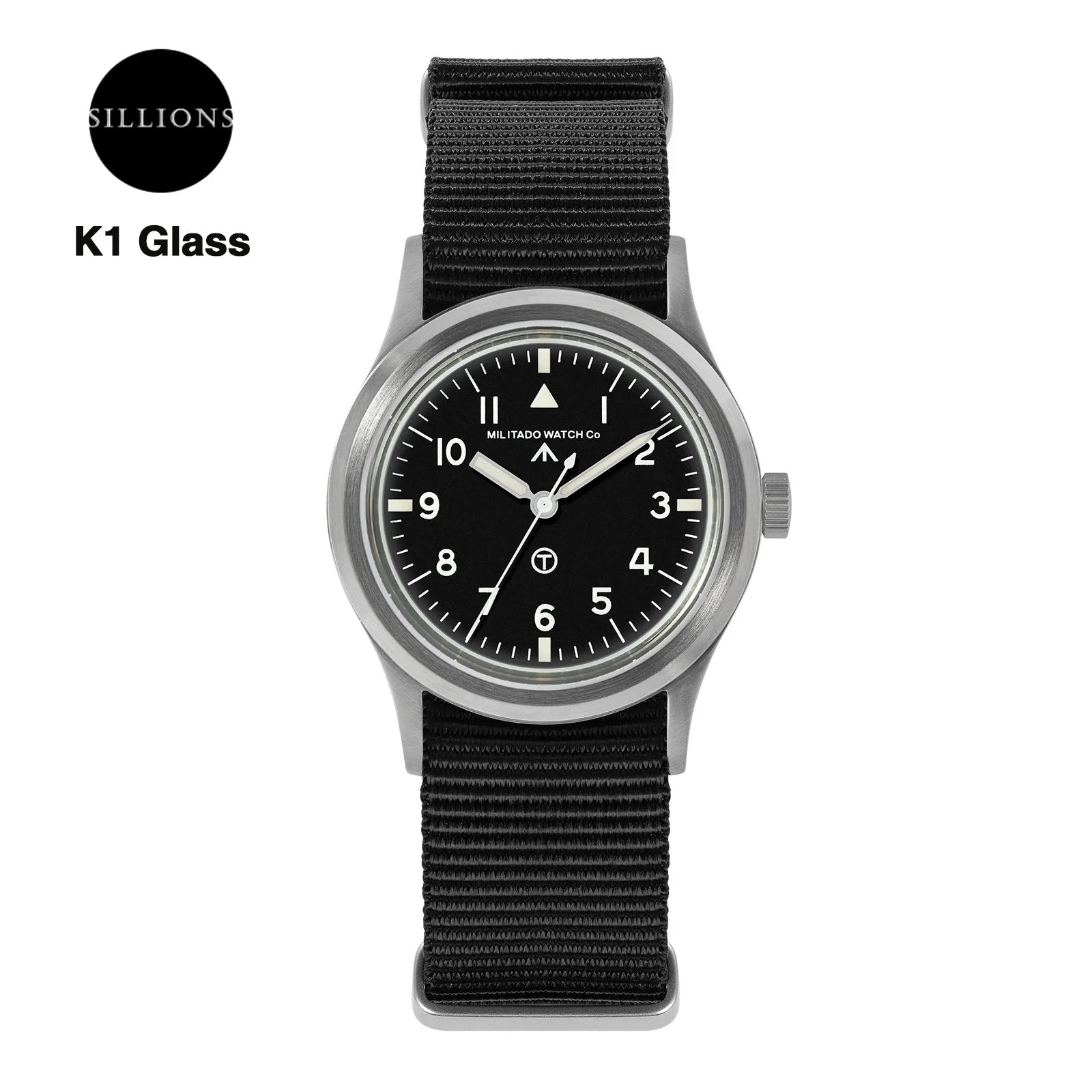 Militado 36mm Retro Military Watch VH31/VH65 Sweeping Hand ML14 V2 - Image 42
