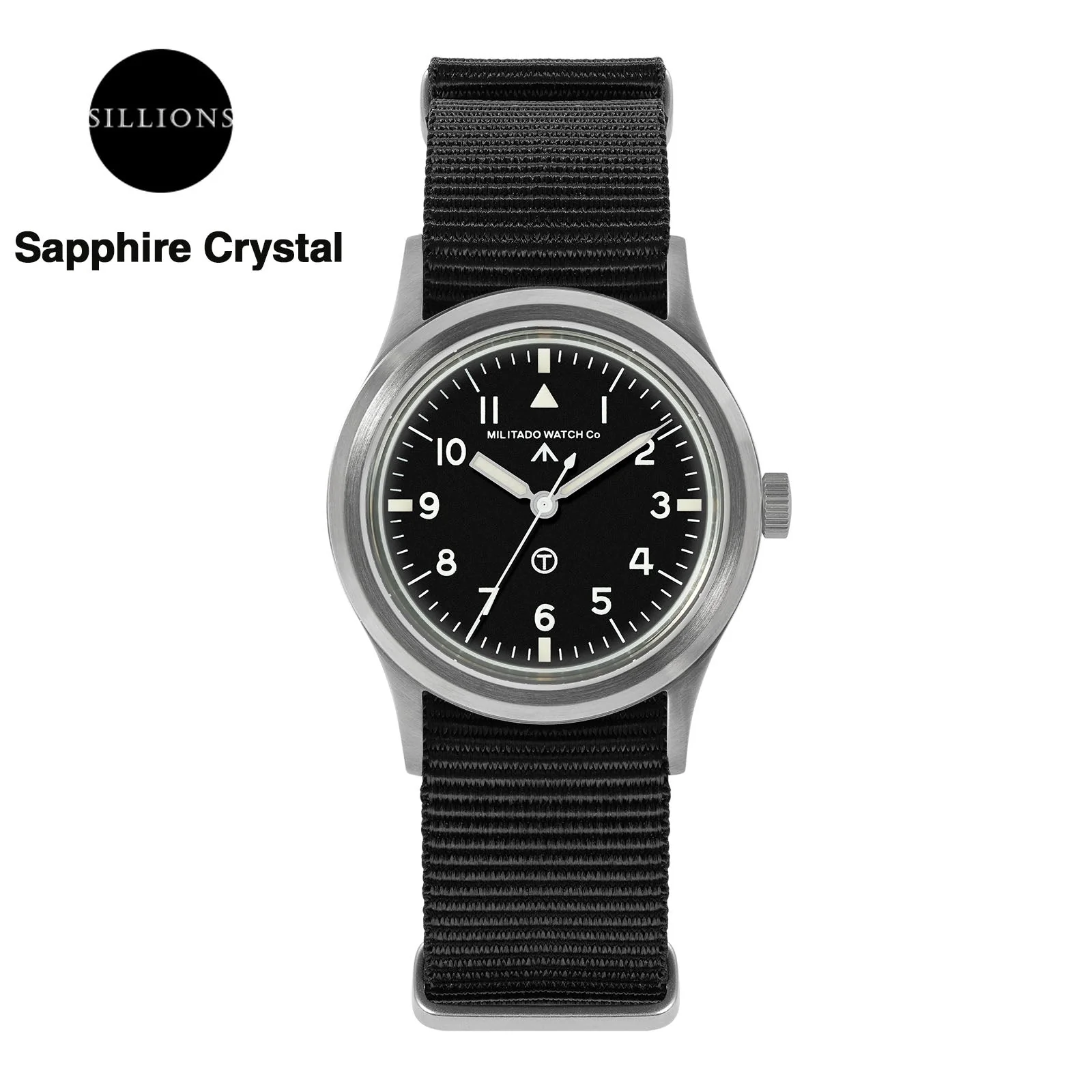 Militado 36mm Retro Military Watch VH31/VH65 Sweeping Hand ML14 V2 - Image 43