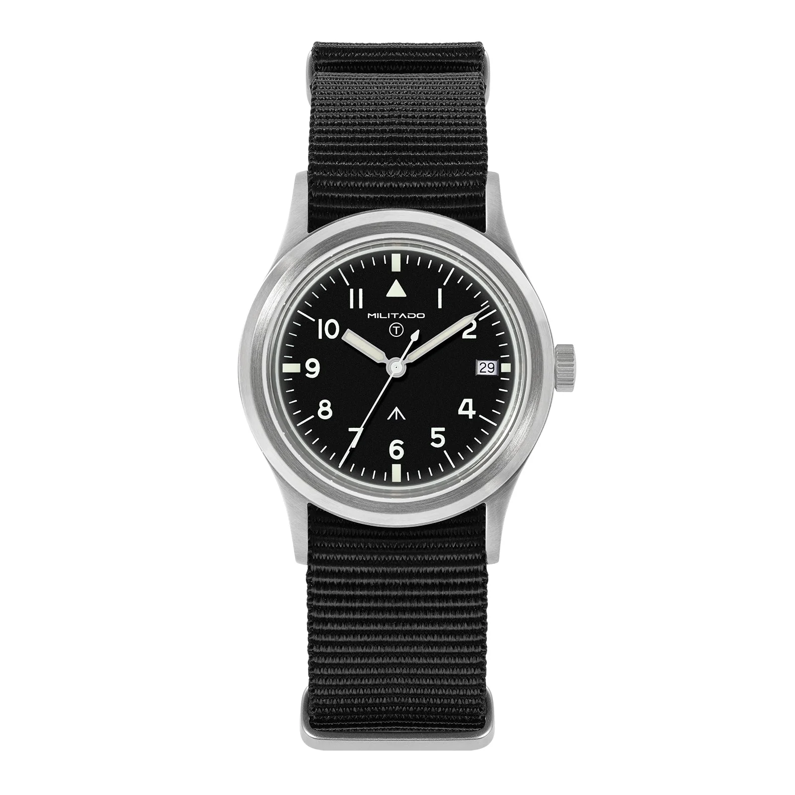 Militado 36mm Retro Military Watch VH31/VH65 Sweeping Hand ML14 V2 - Image 6