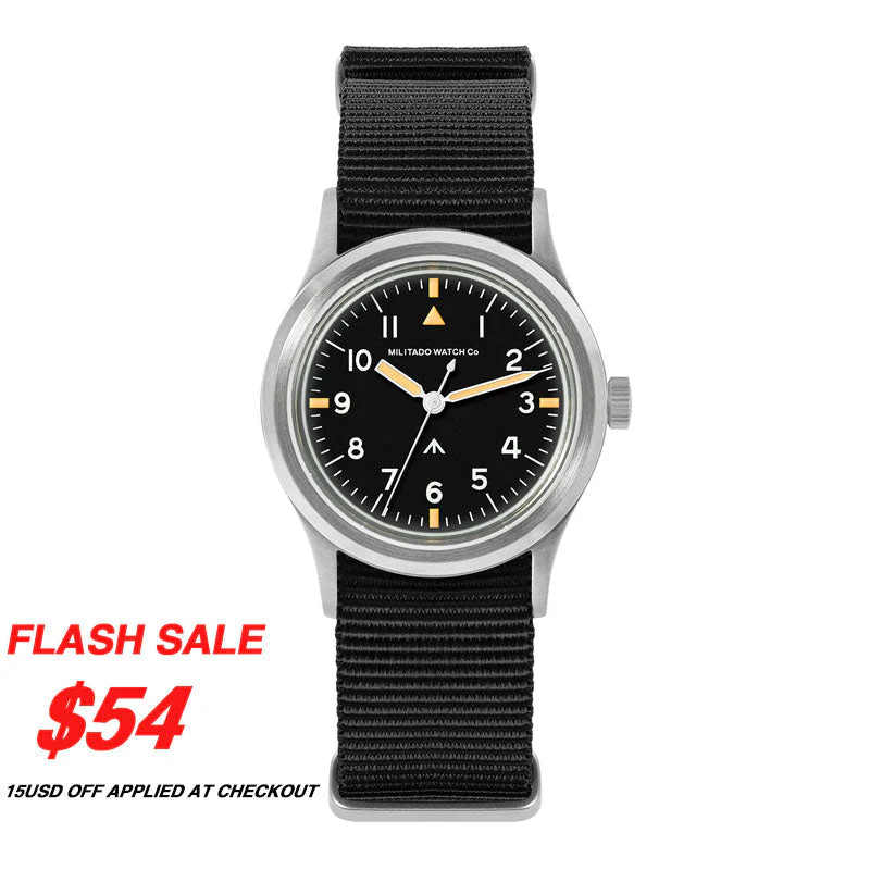 Militado 36mm Retro Military Watch VH31/VH65 Sweeping Hand ML14 V2 - Image 66