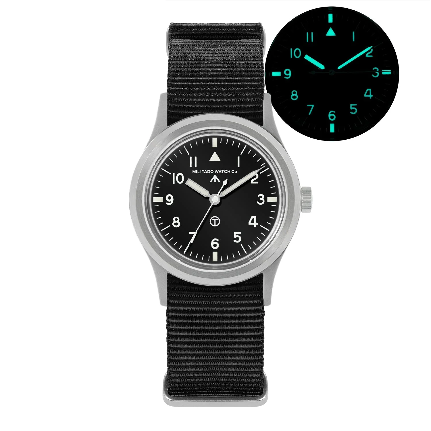 Militado 36mm Retro Military Watch VH31/VH65 Sweeping Hand ML14 V2 - Image 96