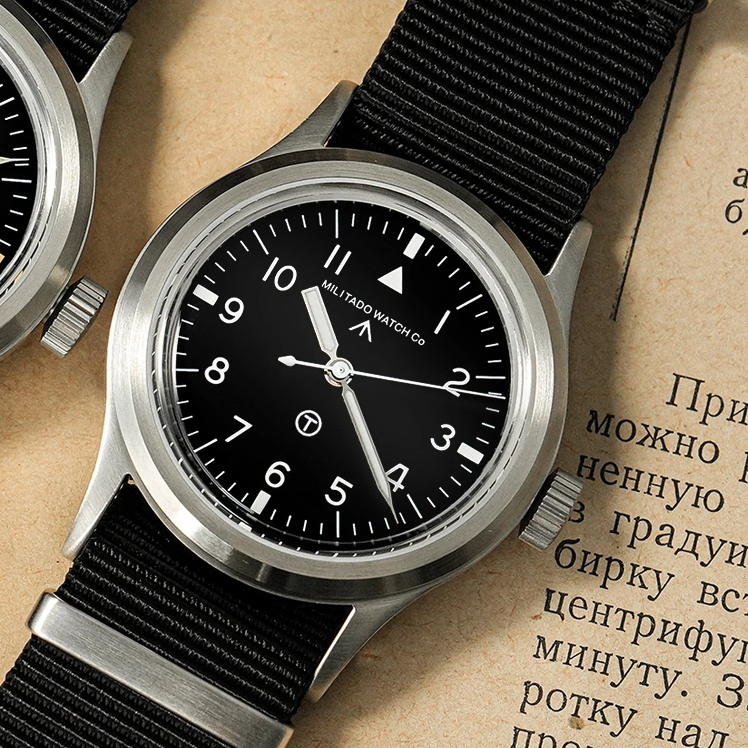 Militado 36mm Retro Military Watch VH31/VH65 Sweeping Hand ML14 V2 - Image 98
