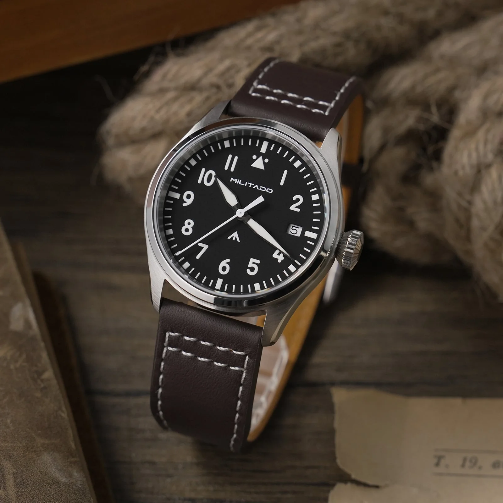 Militado 37mm Pilot Watch ML21 - Image 7