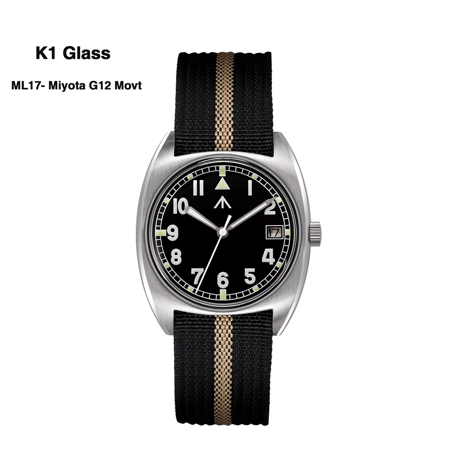 Militado Vintage 36mm Military Watch W10 Remake ML17 - Image 42