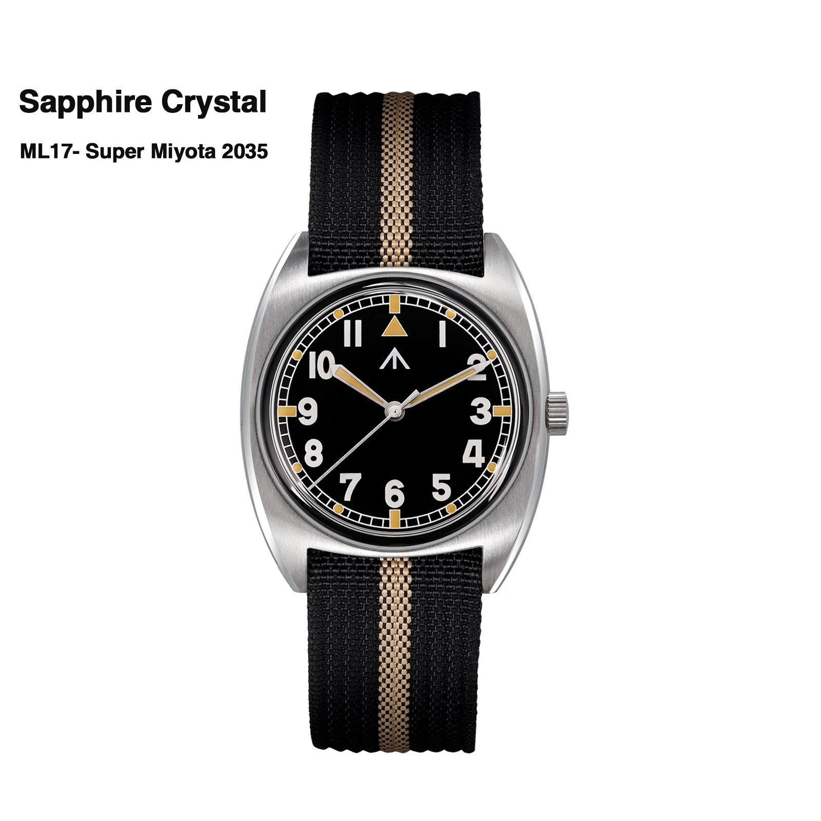 Militado Vintage 36mm Military Watch W10 Remake ML17 - Image 47
