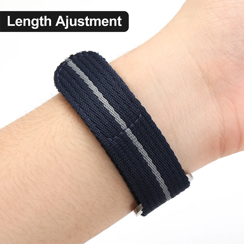 20mm/22mm Soft Nylon Magic Tape Watchband - Image 15
