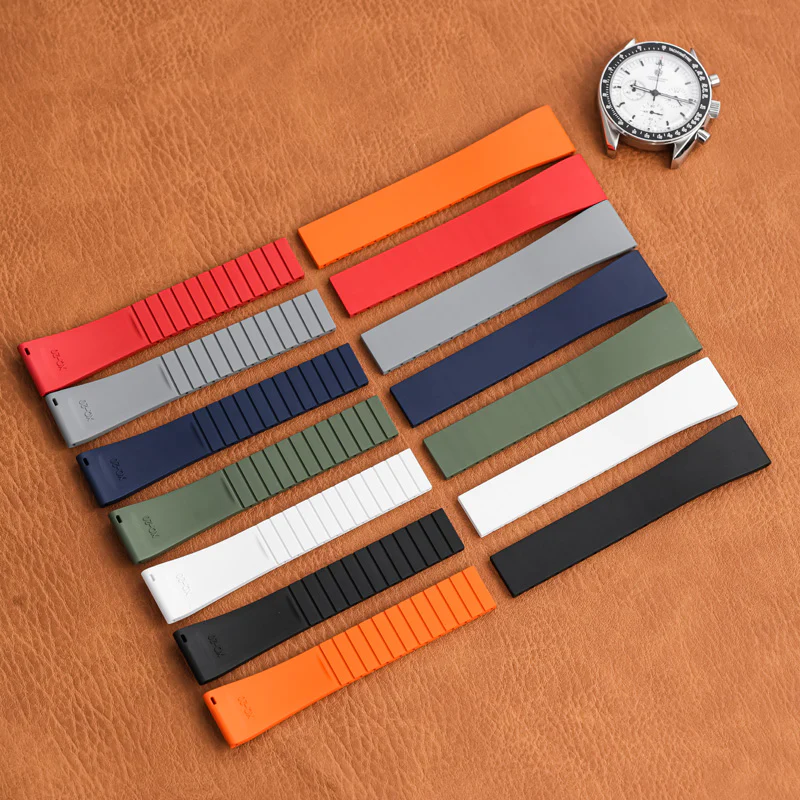 ★SuperDeal★ Cut-to-Size FKM Rubber Watch Strap - Image 2