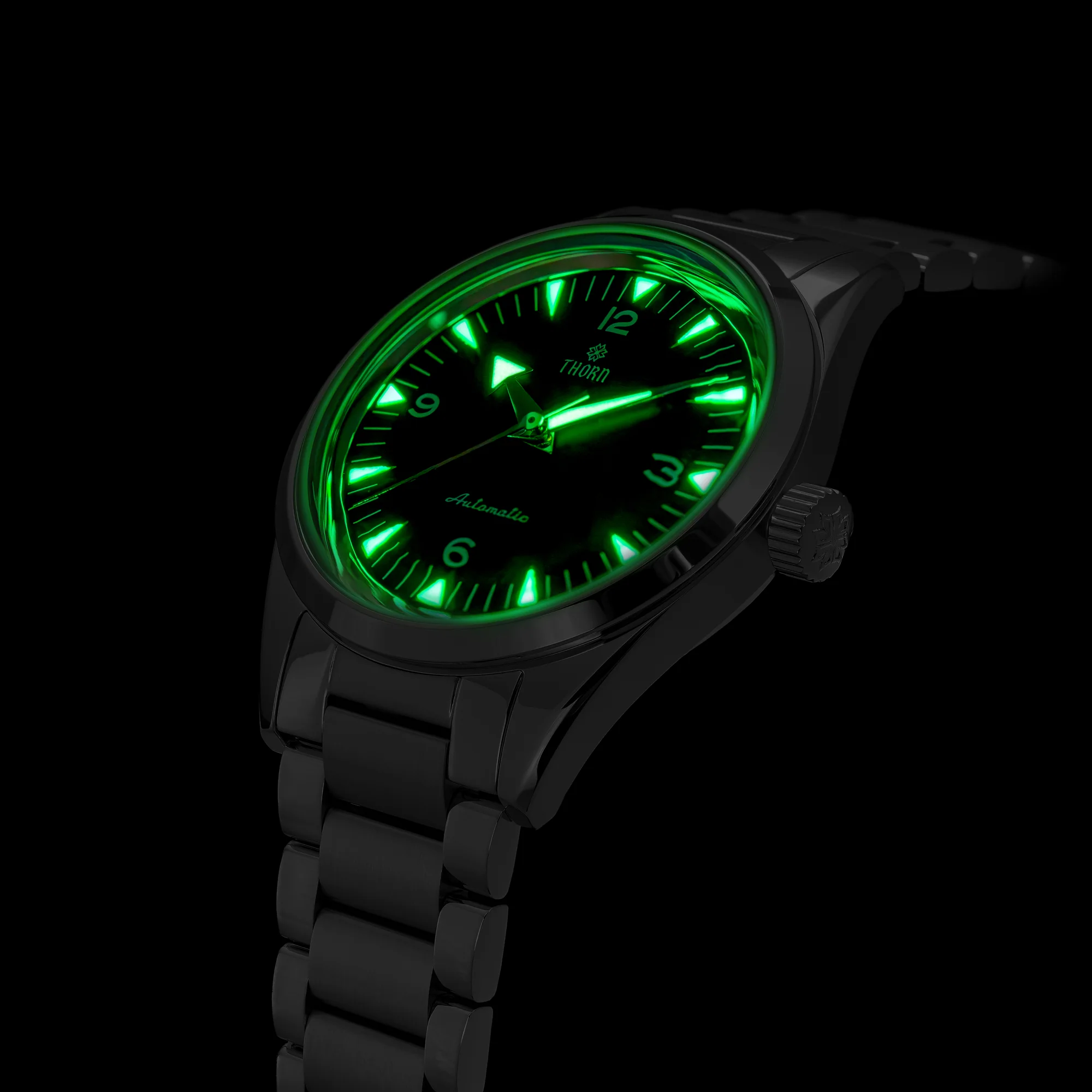 THORN 38mm Automatic Watch 1950s Tribute Collection T026 - Image 35