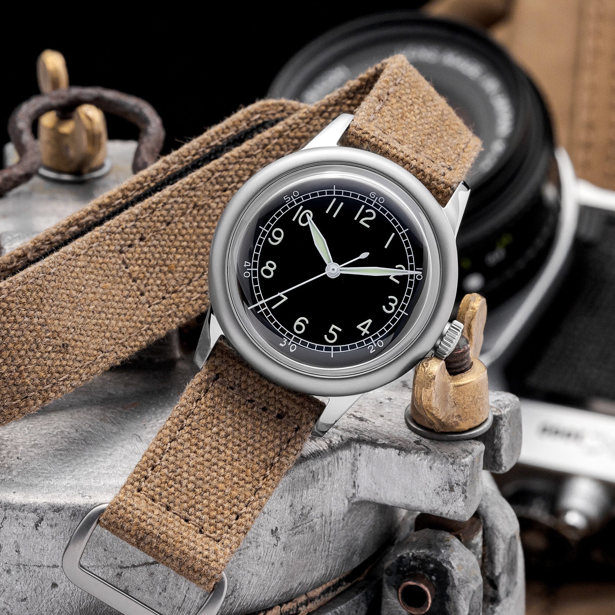 THORN A11 36mm Stainless steel Retro Military Watch - Image 7