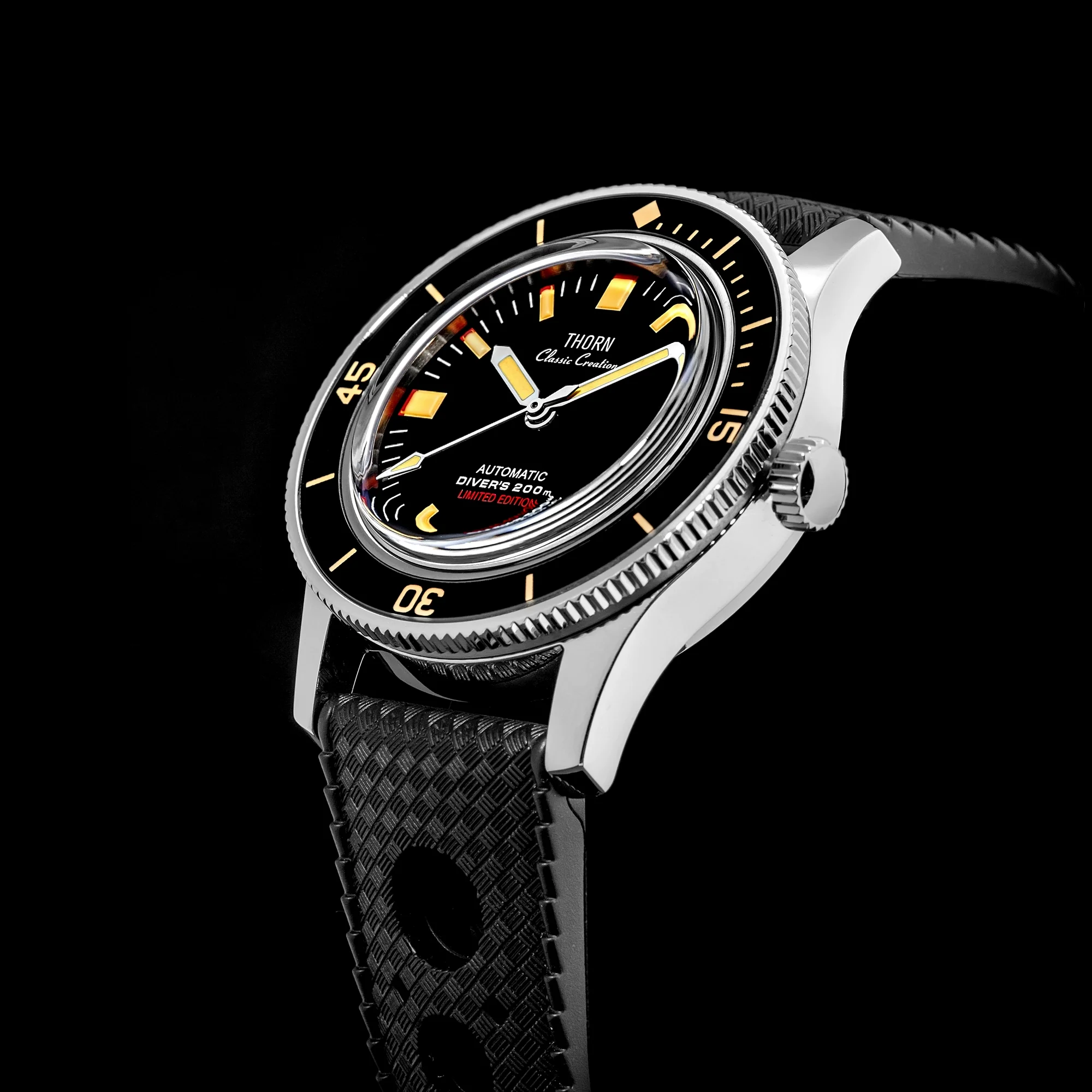 Thorn 38MM 50 Fathoms Sbarakuda PT5000 Dive Watch T006 - Image 4
