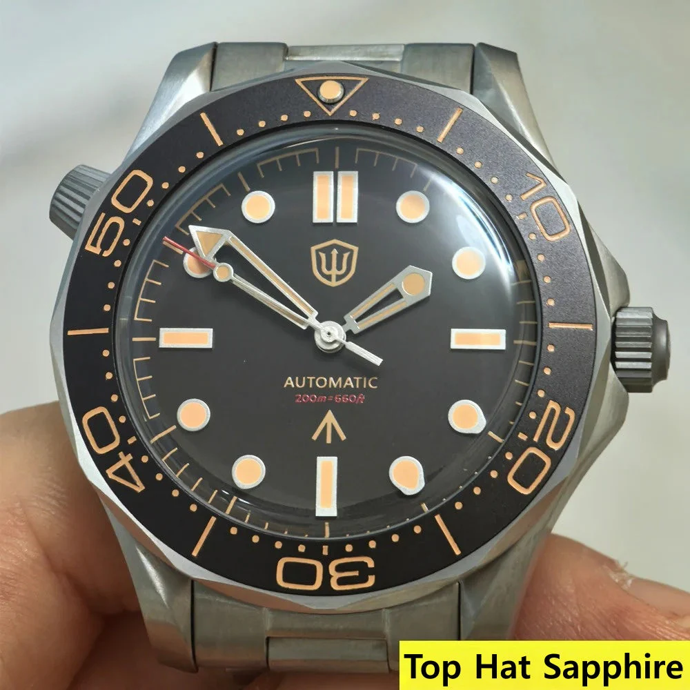 Watchdives WD007 Top Hat Sapphire PT5000 Titanium Dive Watch - Image 22