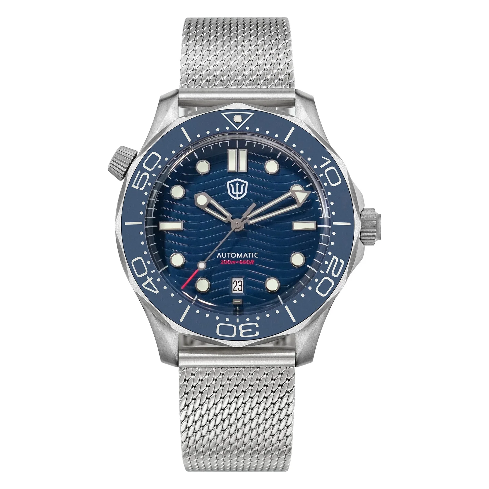 Watchdives WD007 Top Hat Sapphire PT5000 Titanium Dive Watch - Image 3