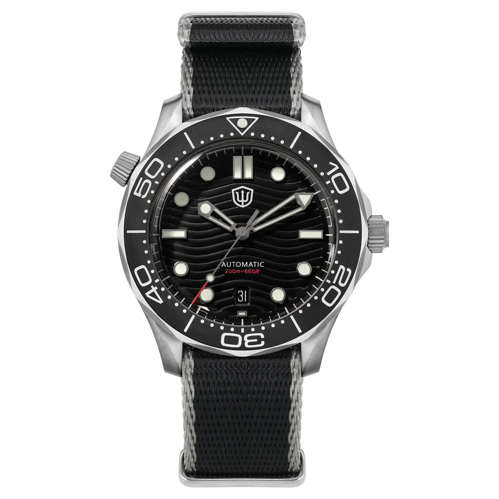 Watchdives WD007 Top Hat Sapphire PT5000 Titanium Dive Watch - Image 6